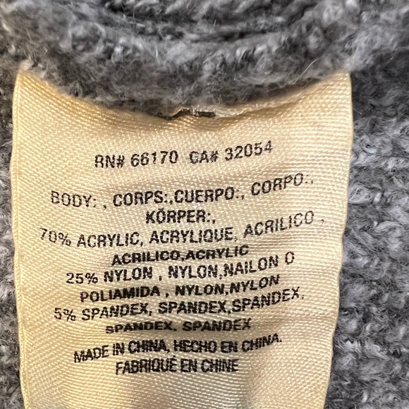 Anthropologie Moth Angie Women's Gray Knit Open Front Sweater - Picture 11 of 15